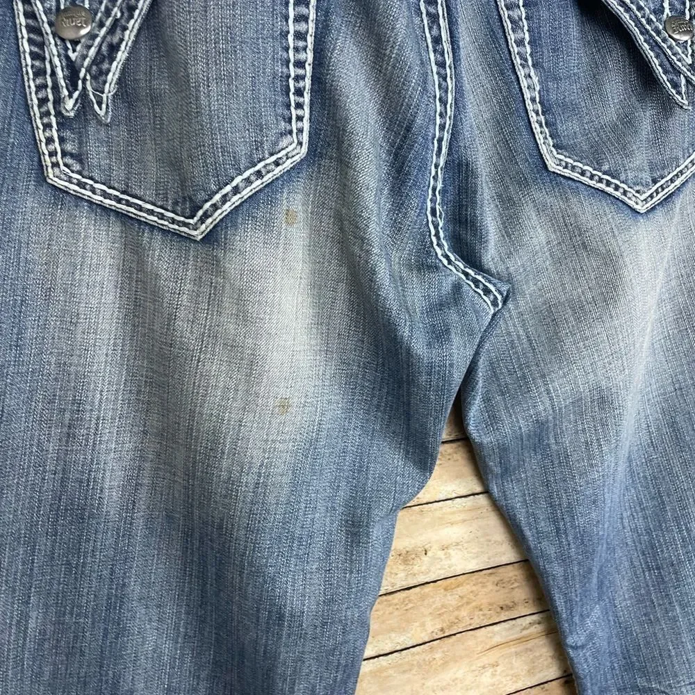 Antique Rivet Jeans 38x32 - Picture 5 of 5